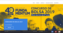 Desktop Screenshot of colegiofundamentum.com.br